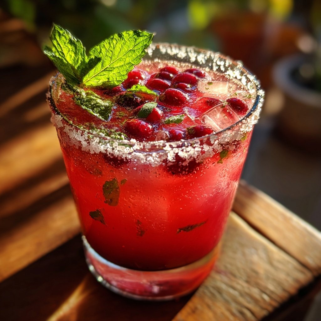 Cranberry Jalapeno Margarita