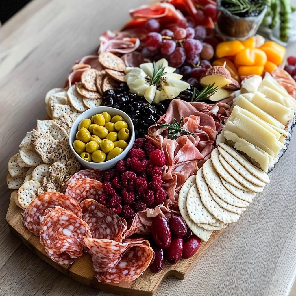 Football Super Bowl Charcuterie Board
