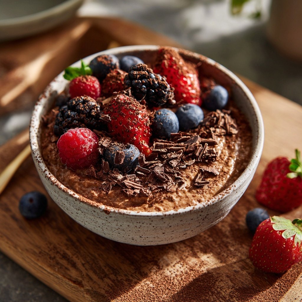 High-Protein Chocolate Oatmeal
