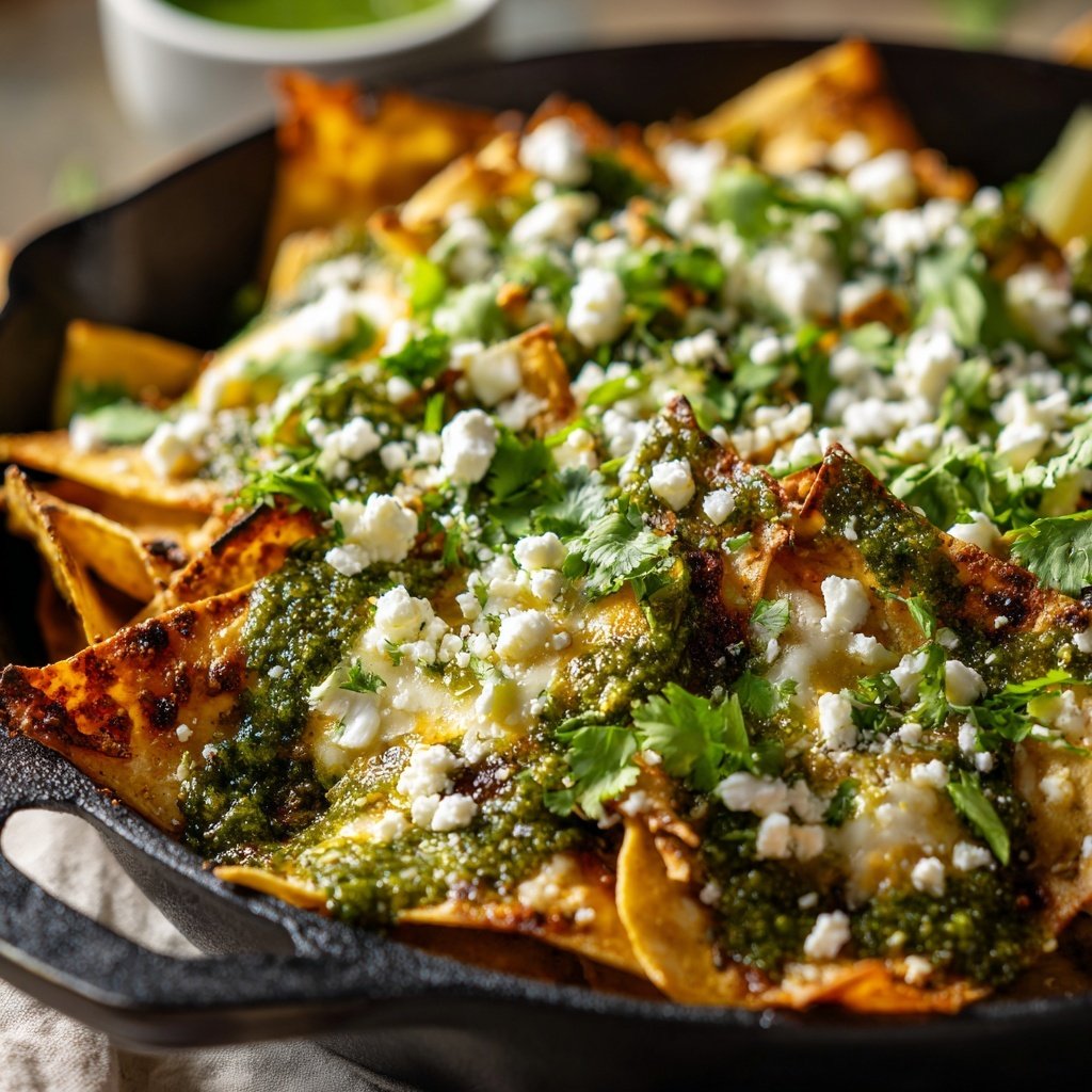 Chilaquiles Verdes Breakfast Skillet​