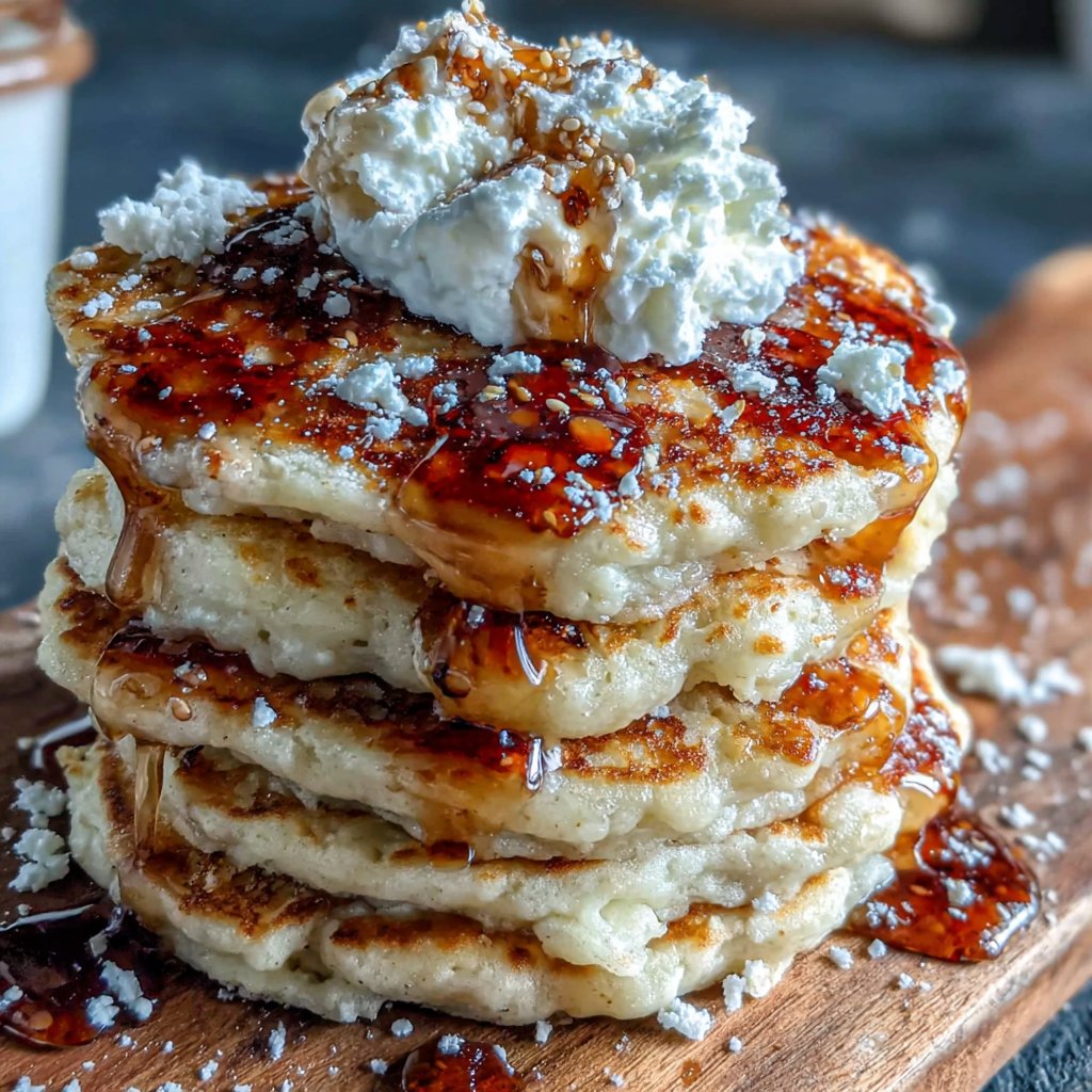 Pancakes with Dandelion Syrup