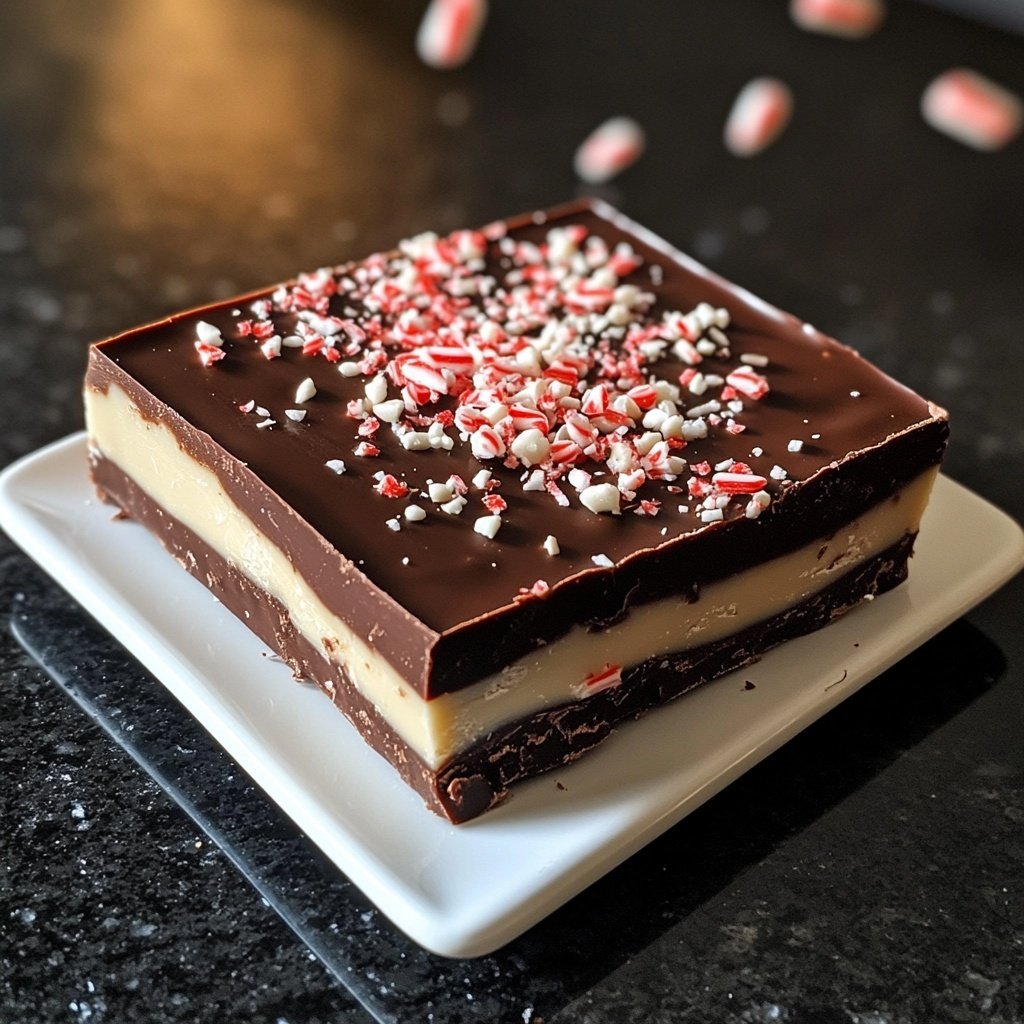 Peppermint Bark Fudge