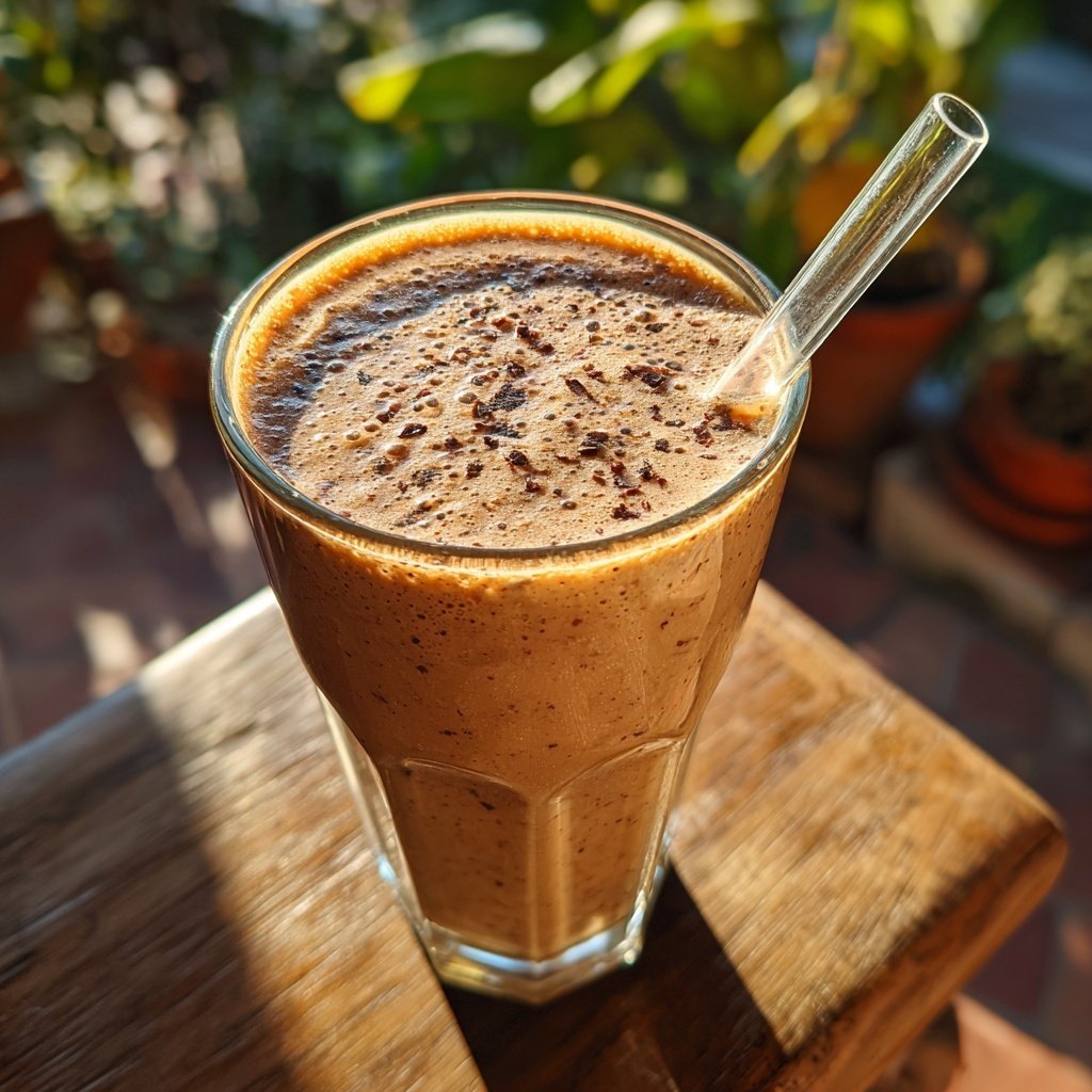 Chocolate Banana Protein Smoothie