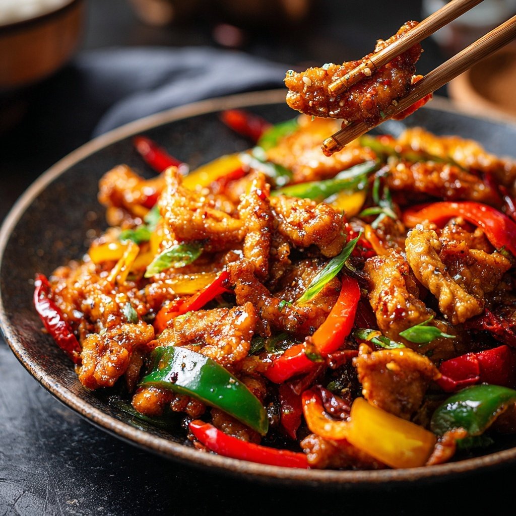Sichuan Peppercorn Chicken Stir Fry
