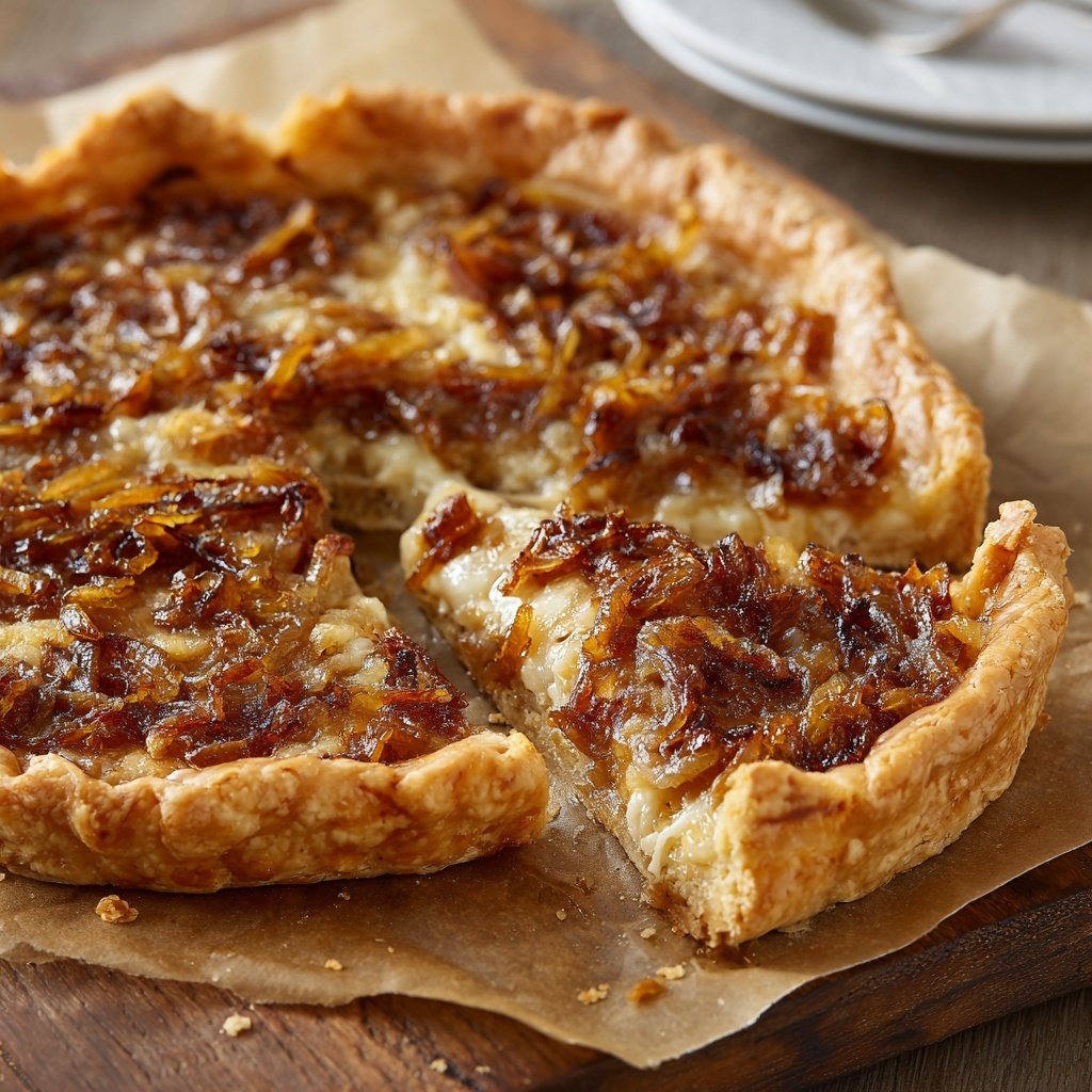 Caramelized Onion and Gruyère Tart