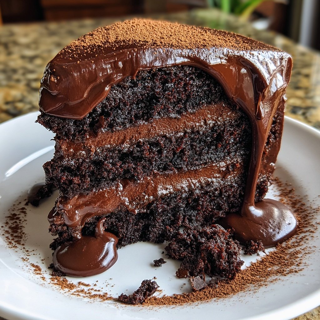 Rich Chocolate Cake Ganache