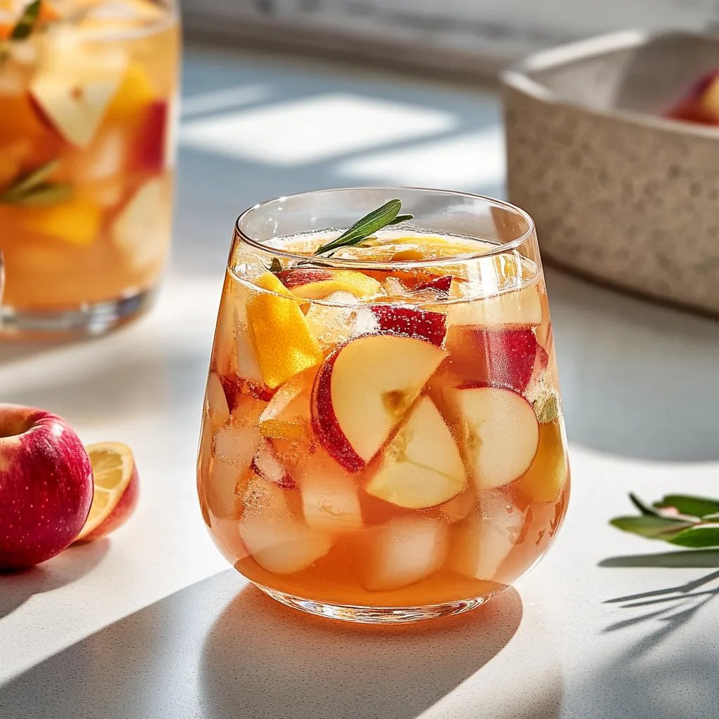 Cozy Non-Alcoholic Apple Cider Sangria: An Incredible Ultimate Recipe