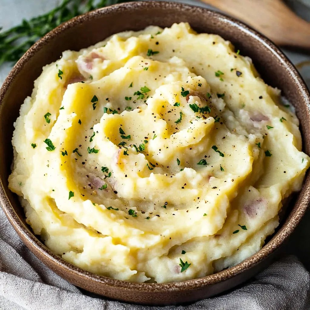 Creamy Homemade Red Skin Mashed Potatoes