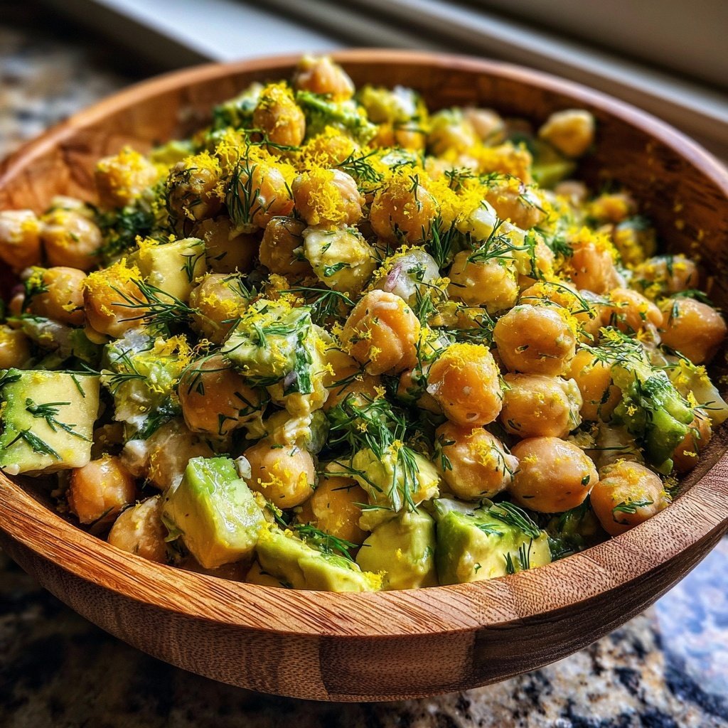 Lemon Dill Chickpea Salad