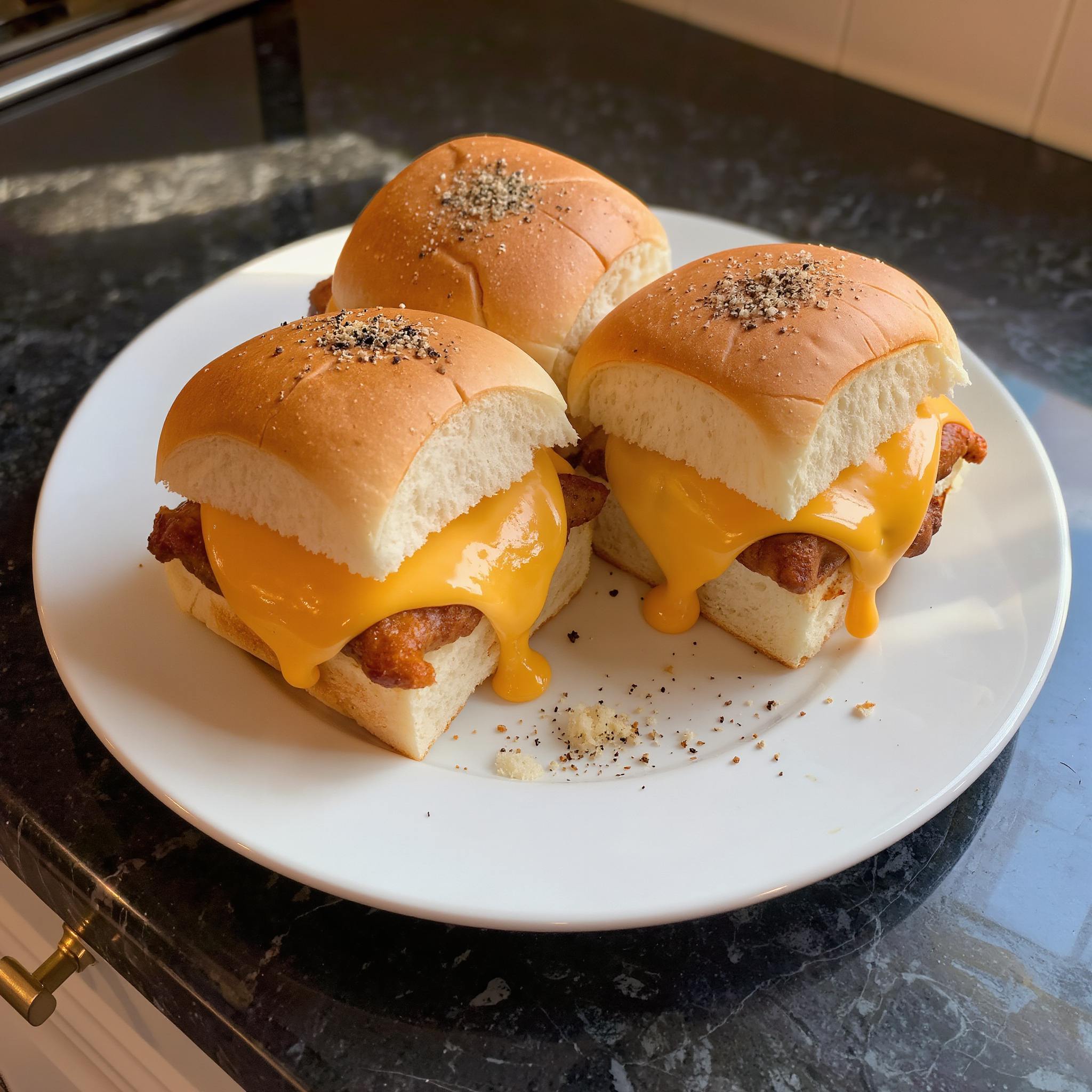 Egg and Cheese Sliders