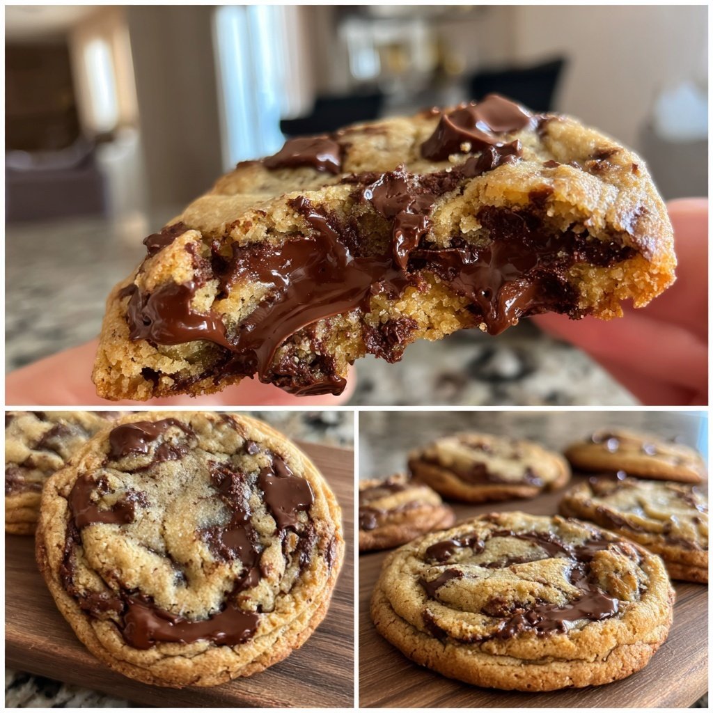 Chewy Chocolate Chip Marble Cookies