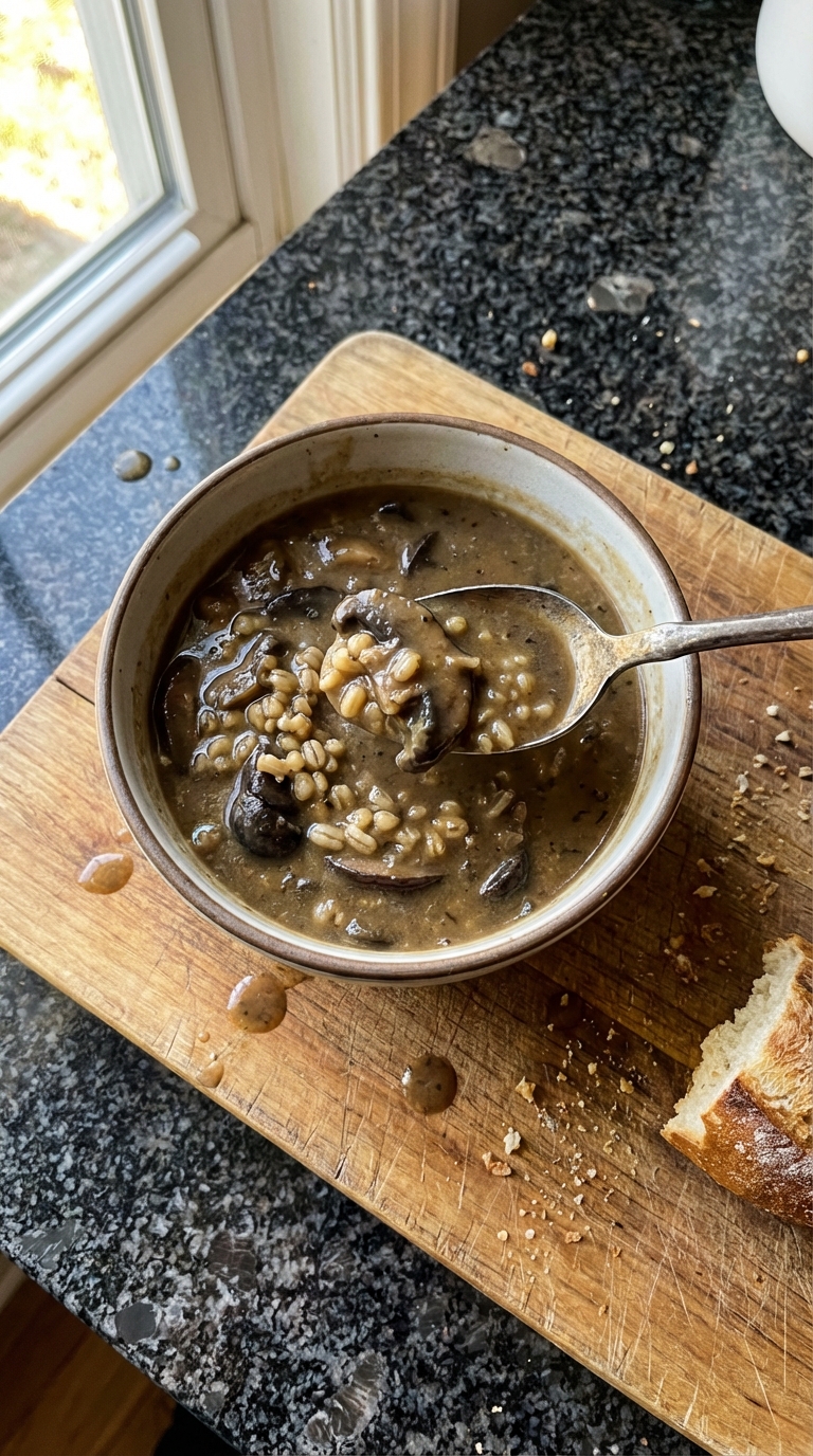 Mushroom and Barley Soup