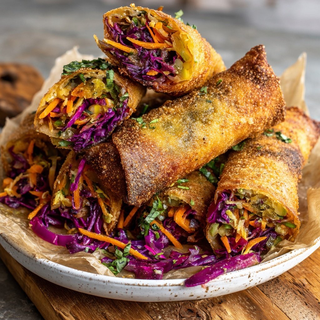 Crunchy Veggie Spring Rolls