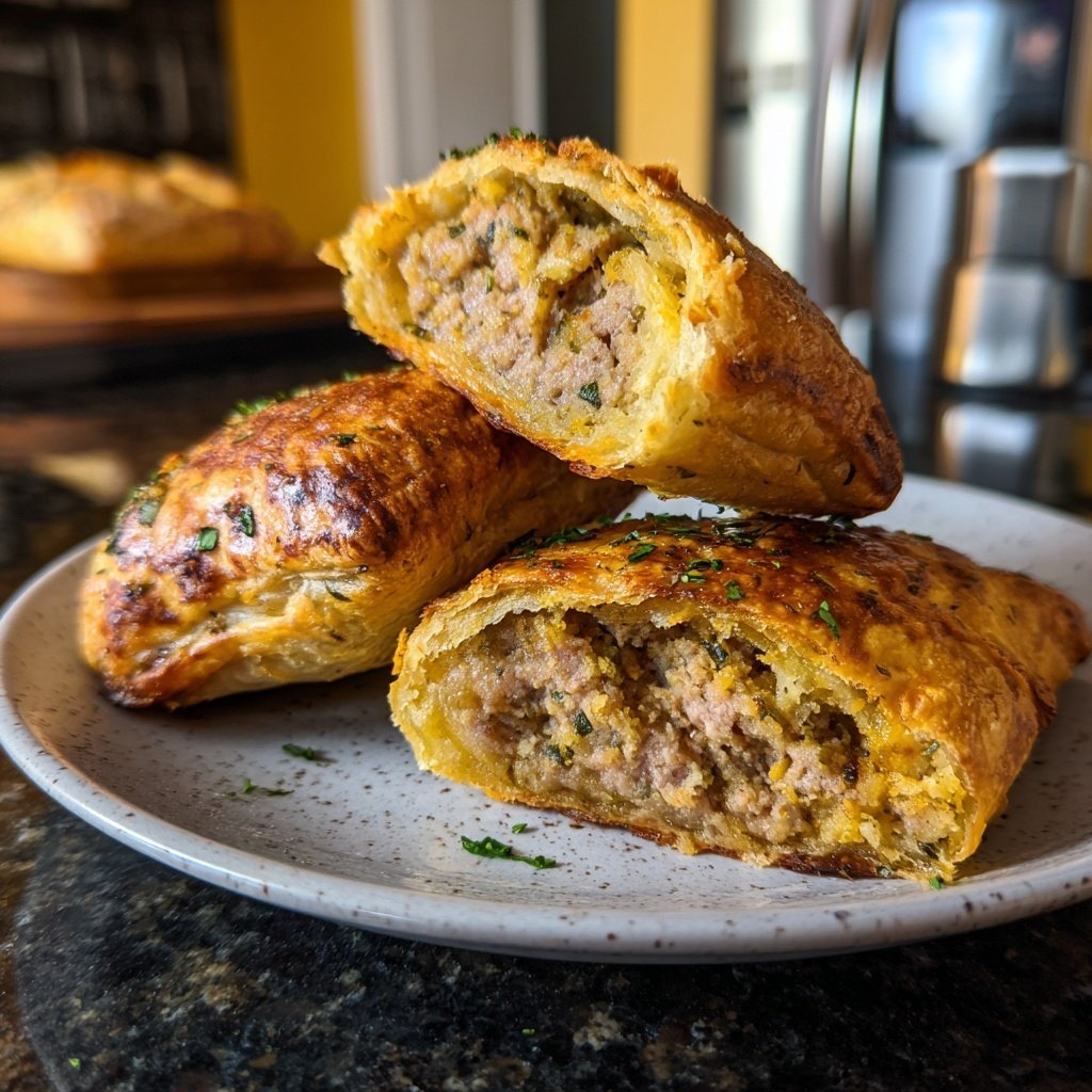 Australian Sausage Rolls Puff Pastry