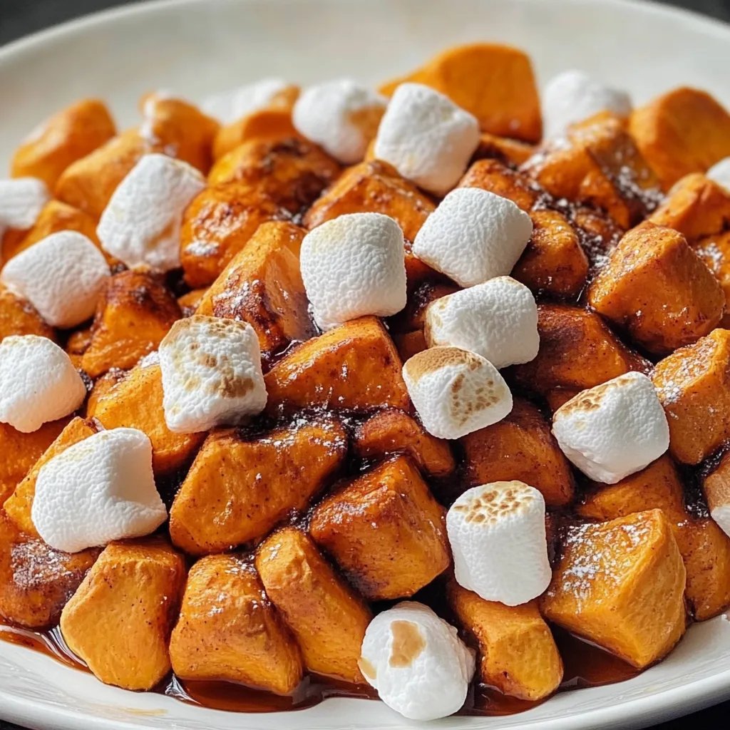 Candied Sweet Potatoes with Marshmallows