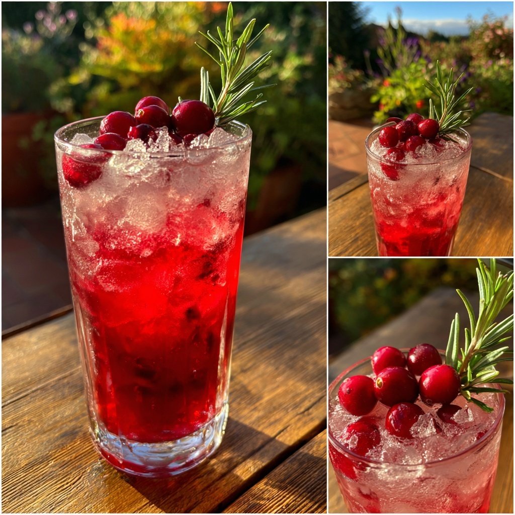 Cranberry St. Germain Cocktail