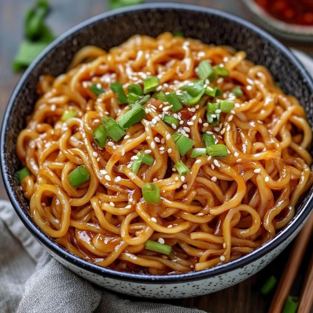 Easy Saucy Ramen Noodles (Vegan Recipe)