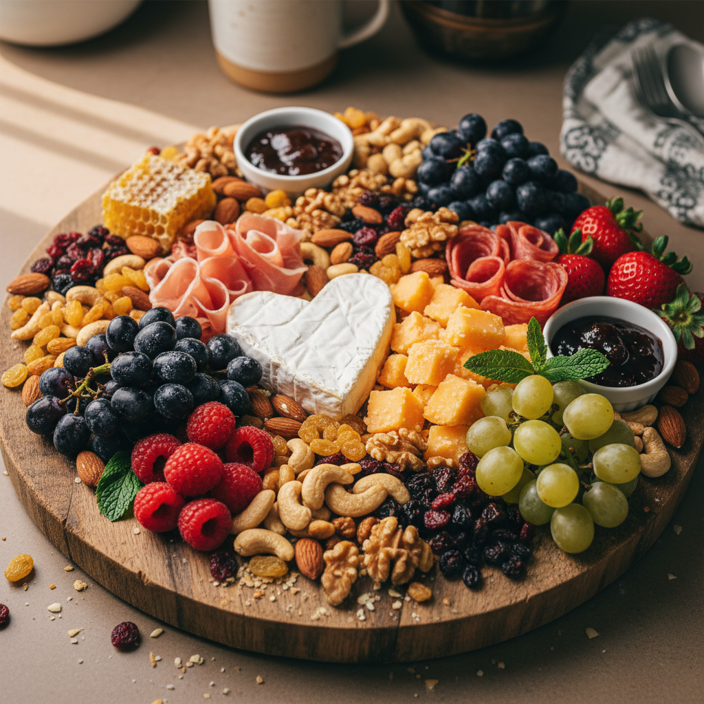 Sweet Romance Charcuterie Display