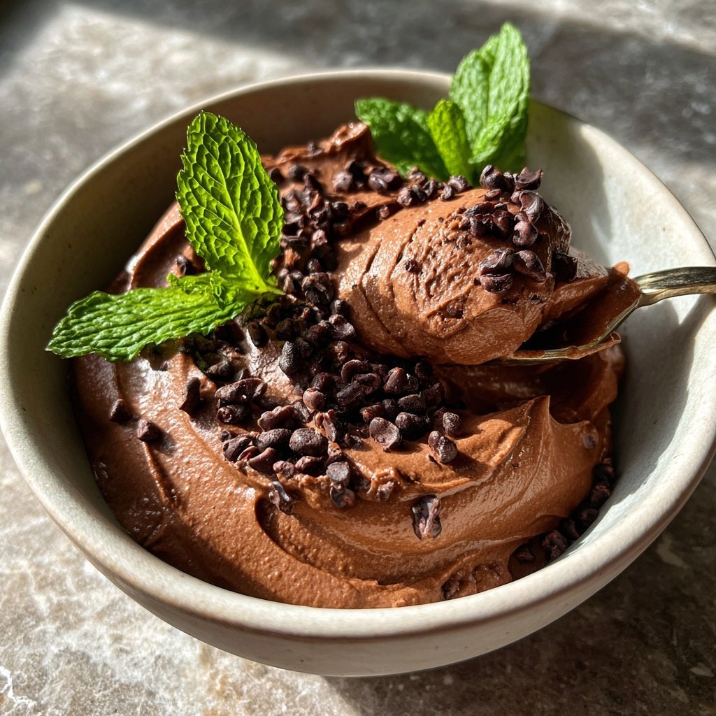 Vegan Chocolate Avocado Mousse