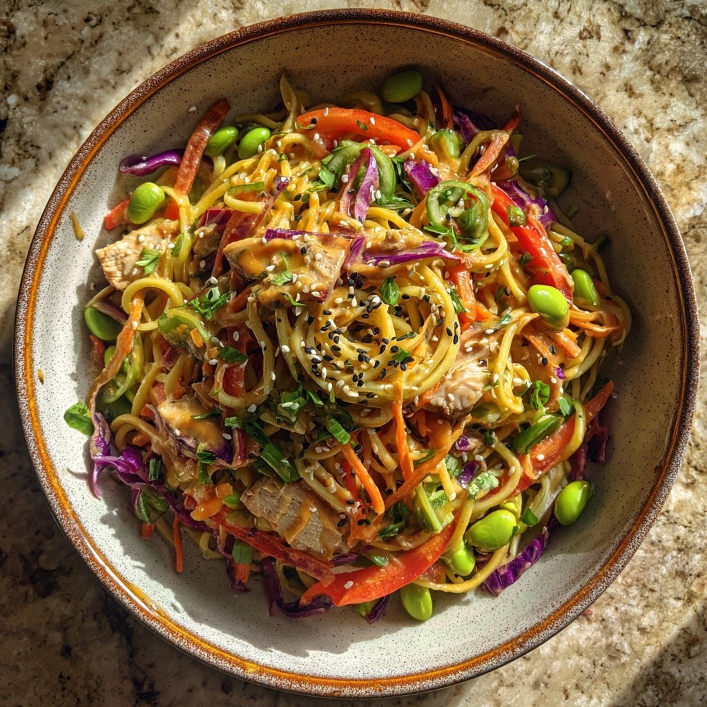 High-Protein Asian Noodle Salad