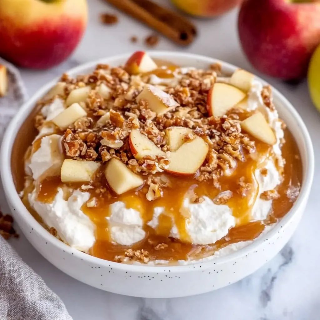 Cream Cheese Caramel Apple Dip