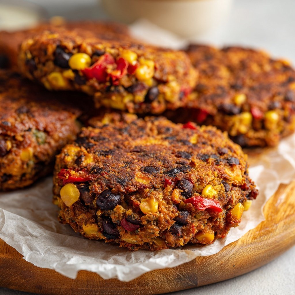 Zesty Black Bean Burgers