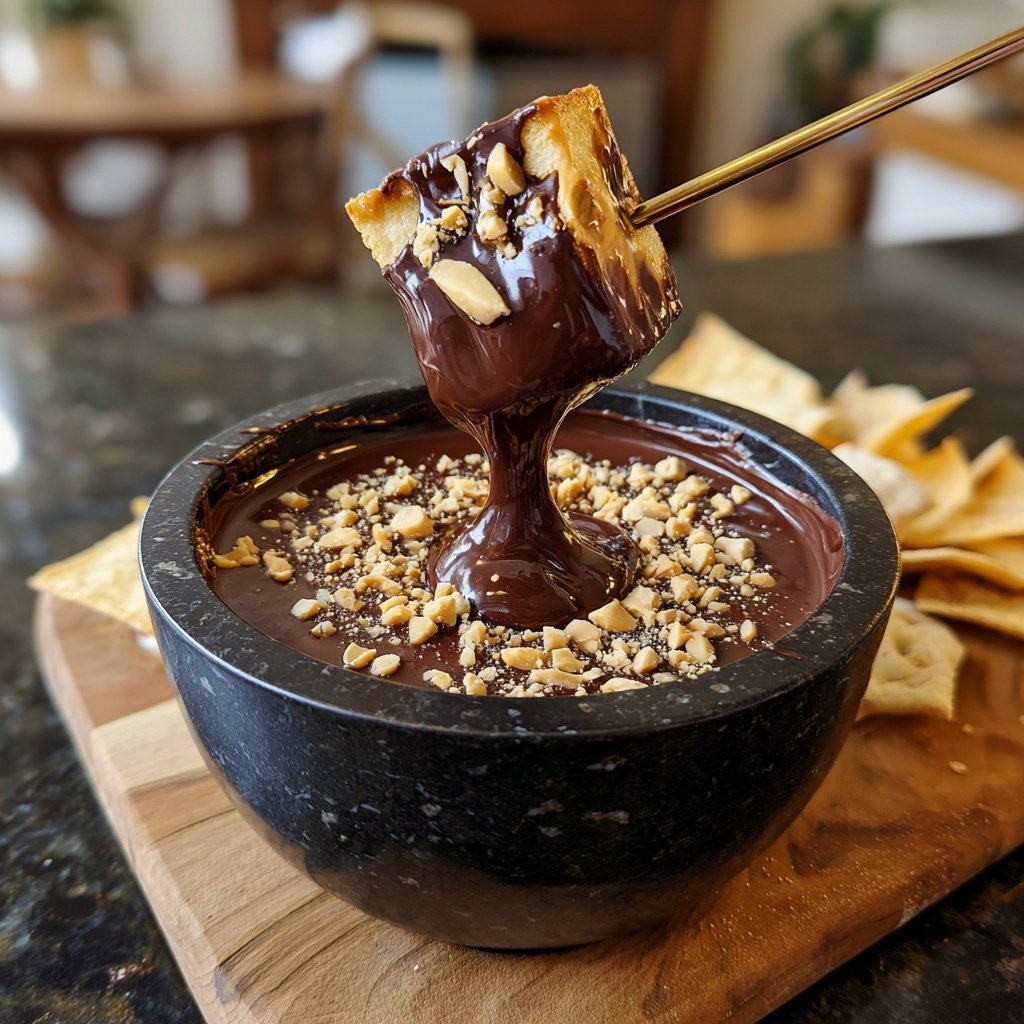 Decadent Peanut Butter Fondue