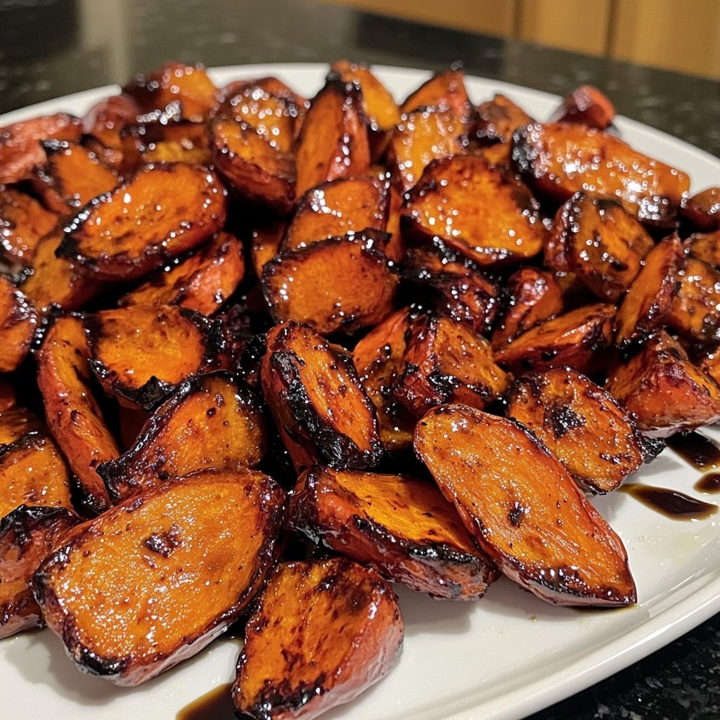 Honey Balsamic Roasted Carrots
