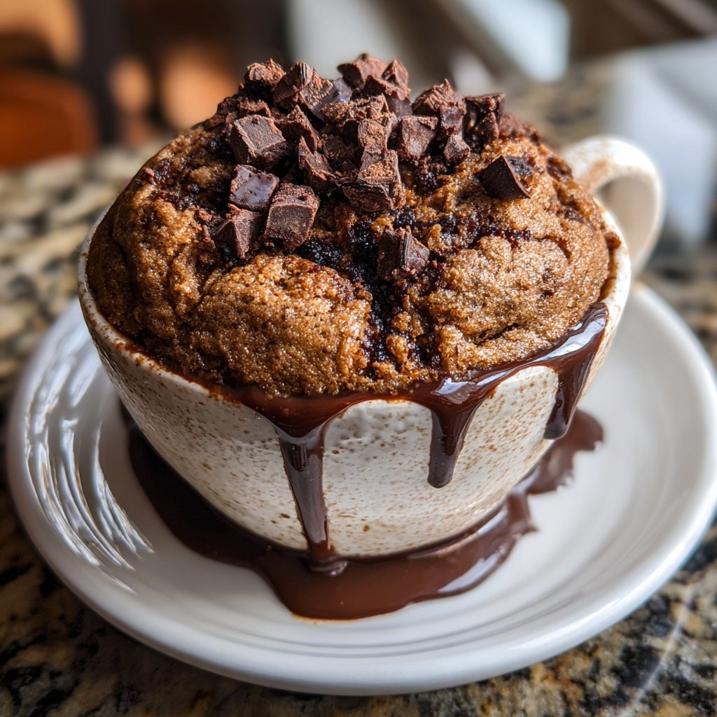 Cinnamon Chocolate Mug Cake