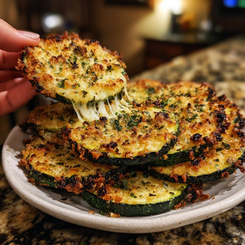 Baked Garlic Parmesan Zucchini