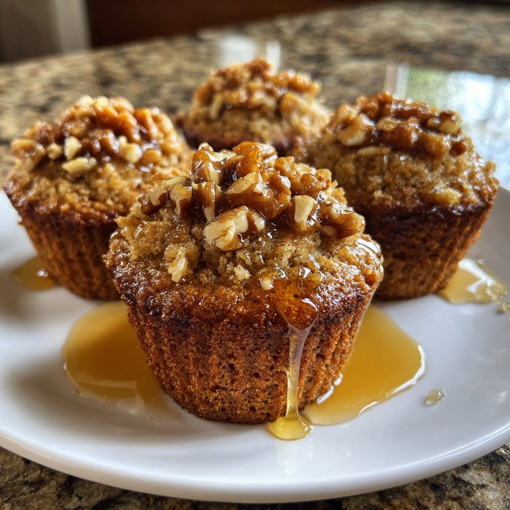 Nutty Banana Bread Cupcakes