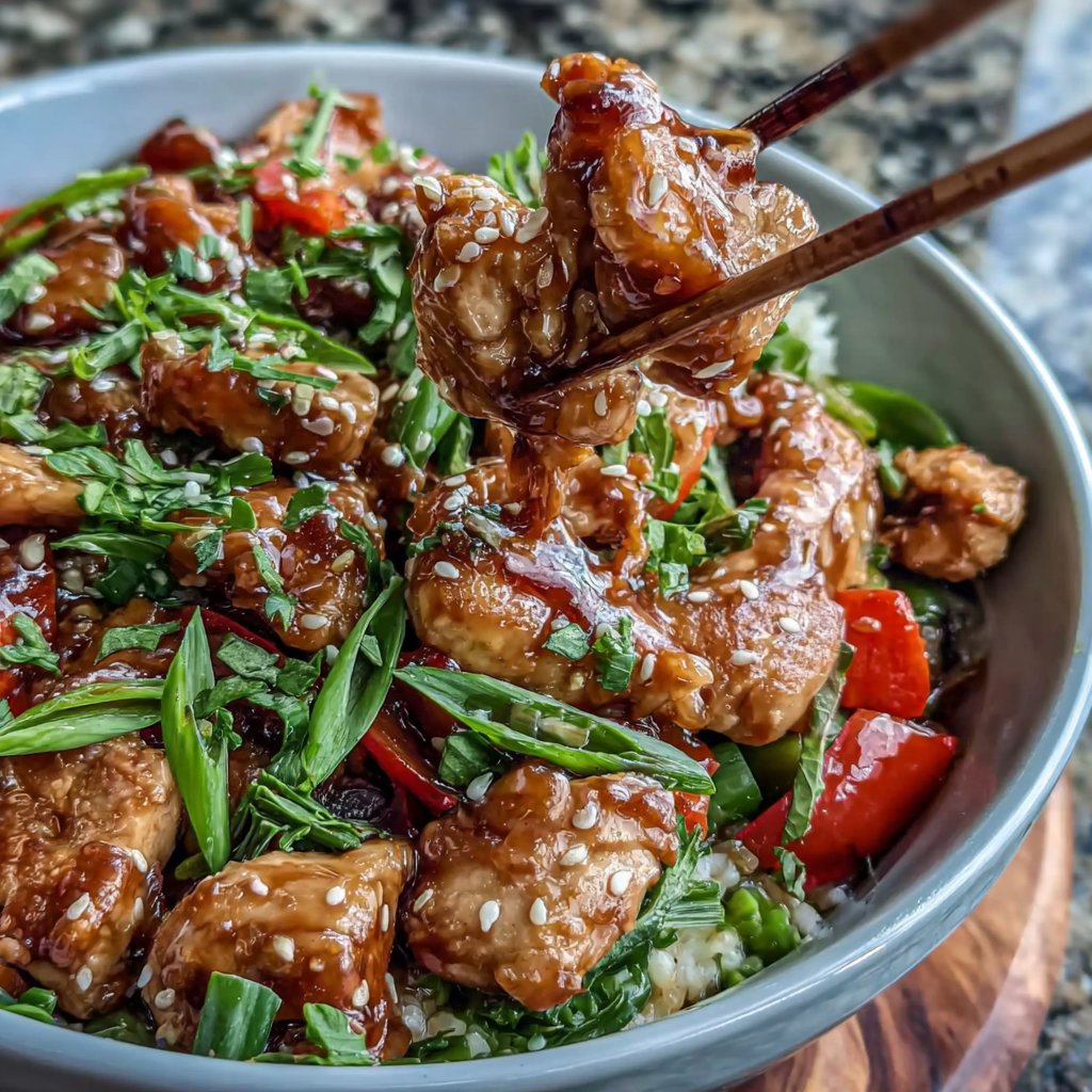 Sesame Ginger Chicken Bowl