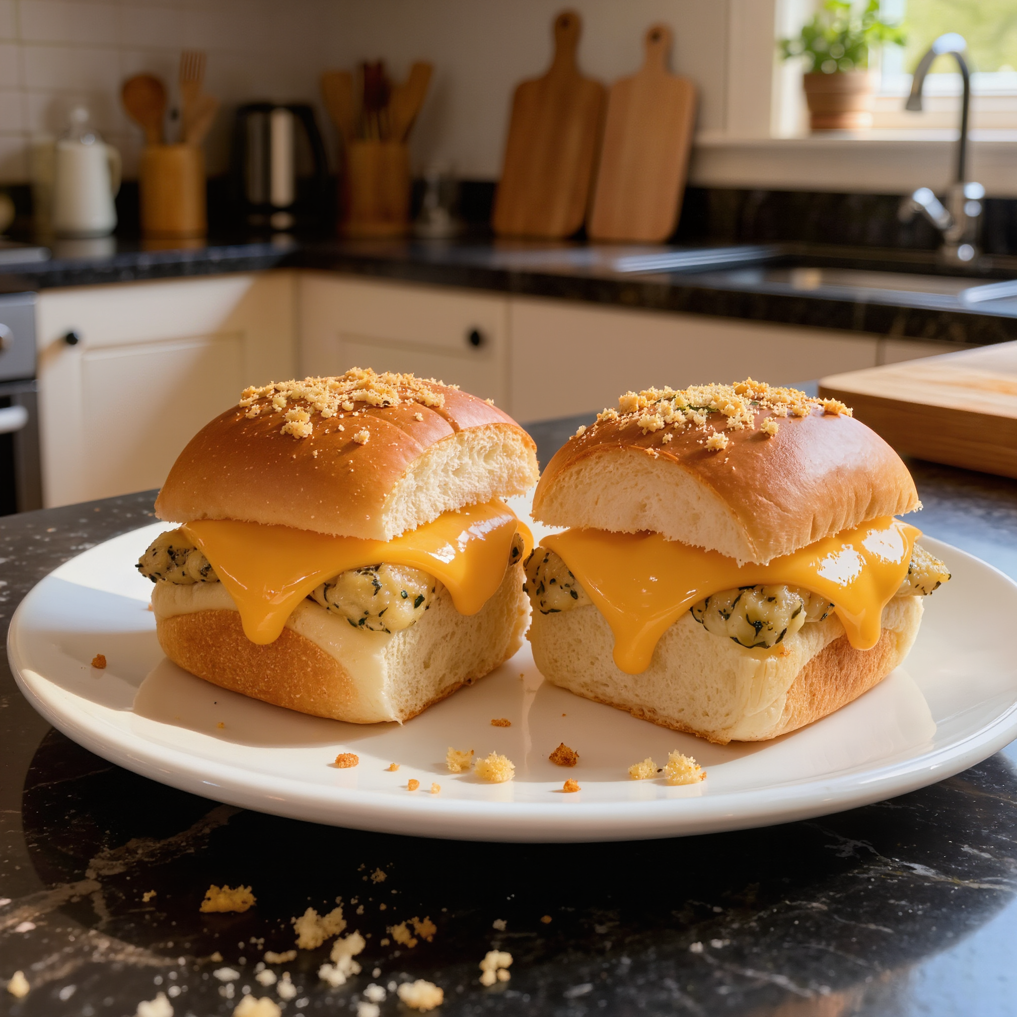 Cheesy Garlic Slider Buns