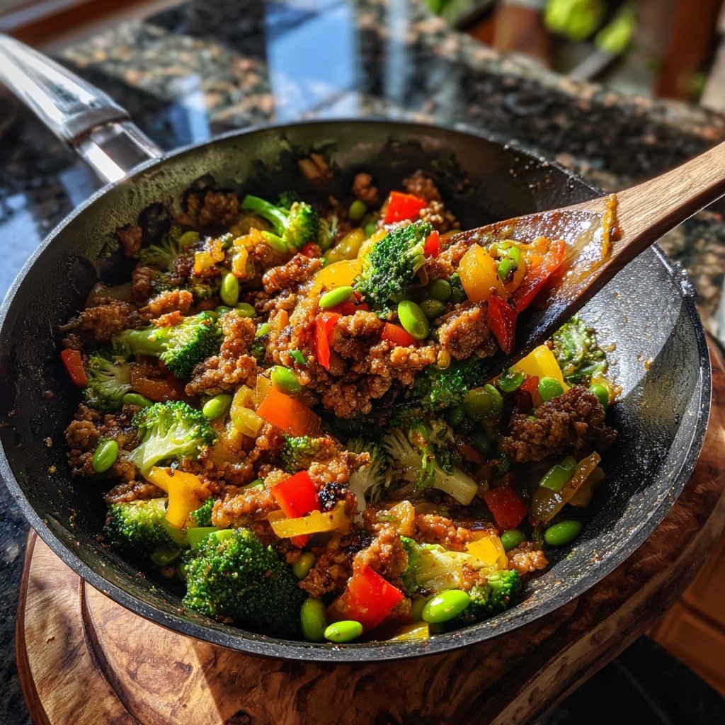 Spicy Vegetable & Protein Stir-Fry