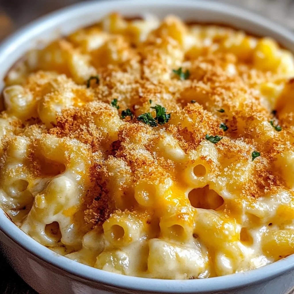 Ultimate Cheesy Baked Mac and Cheese Delight