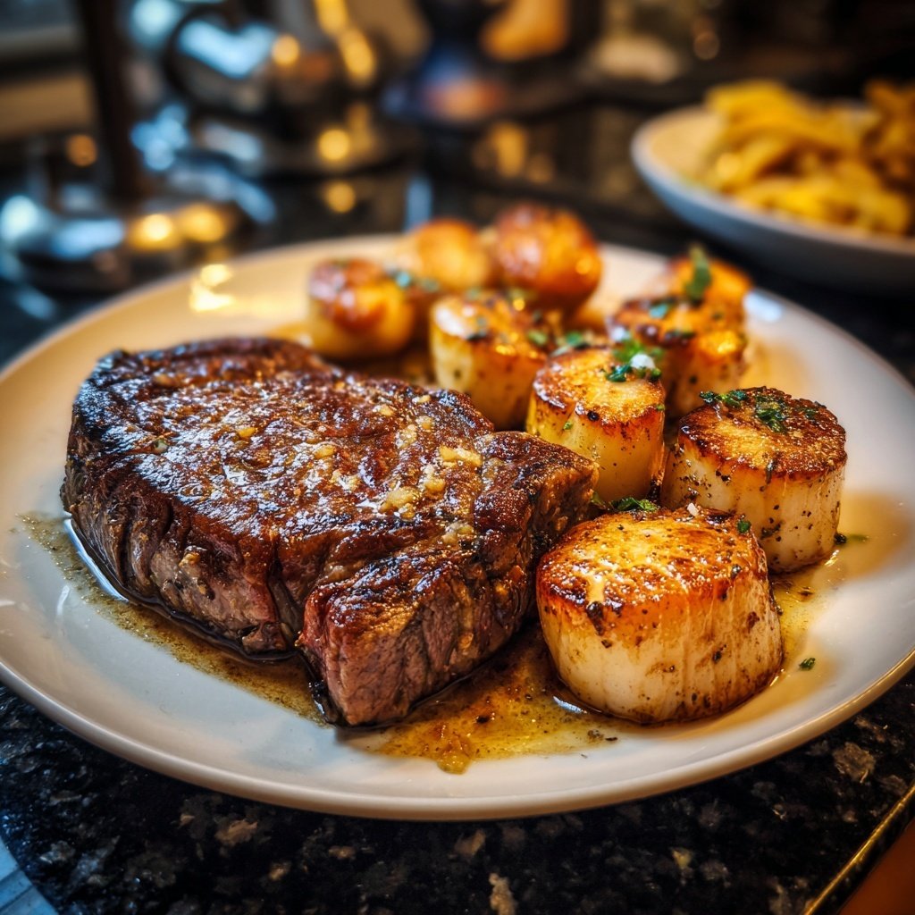 Steak and Scallops Delight