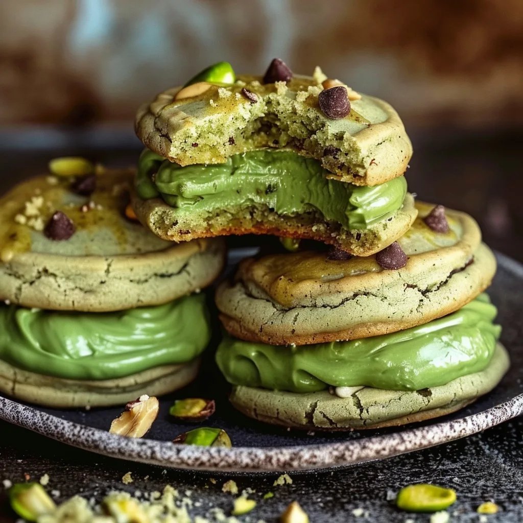 Pistachio Cream Cookies