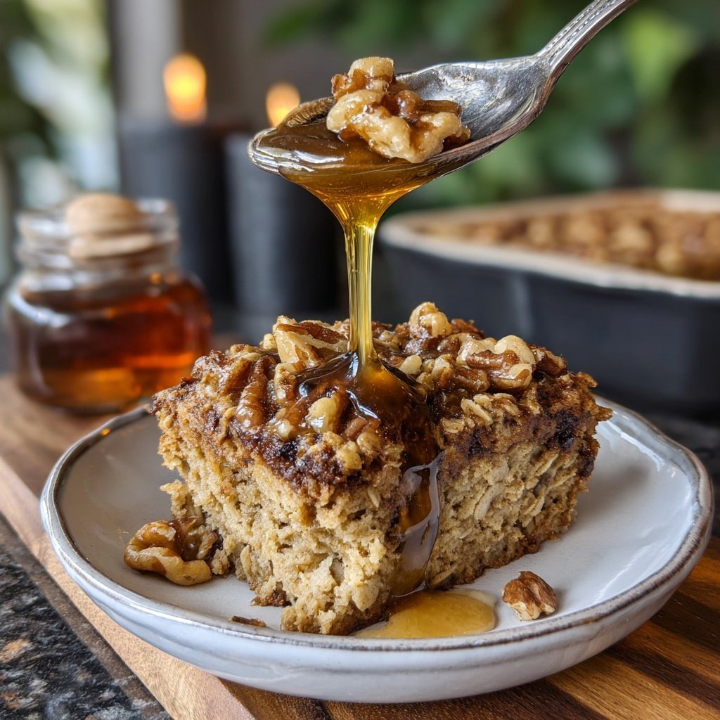 Maple Walnut Baked Oatmeal