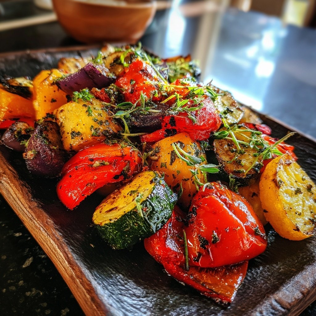 Citrus Herb Grilled Veggies