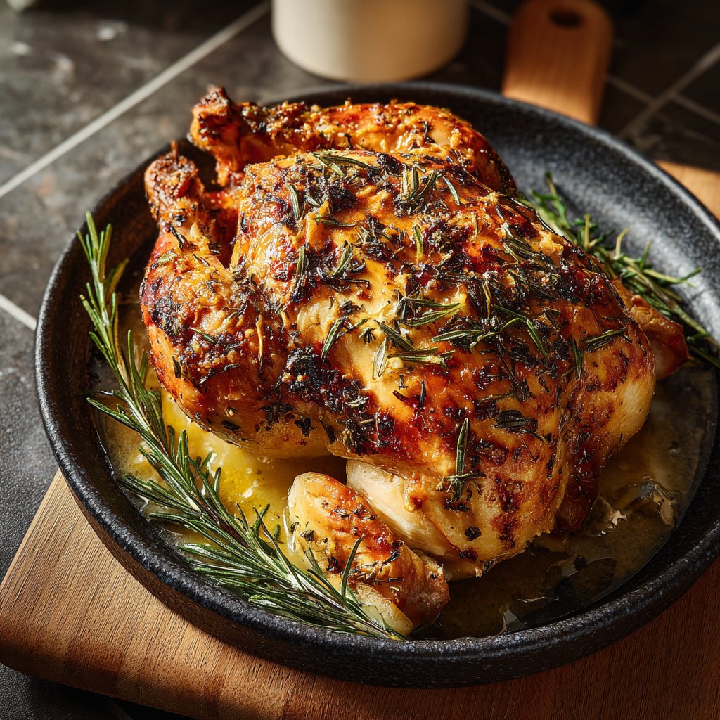 Garlic Herb Roasted Chicken