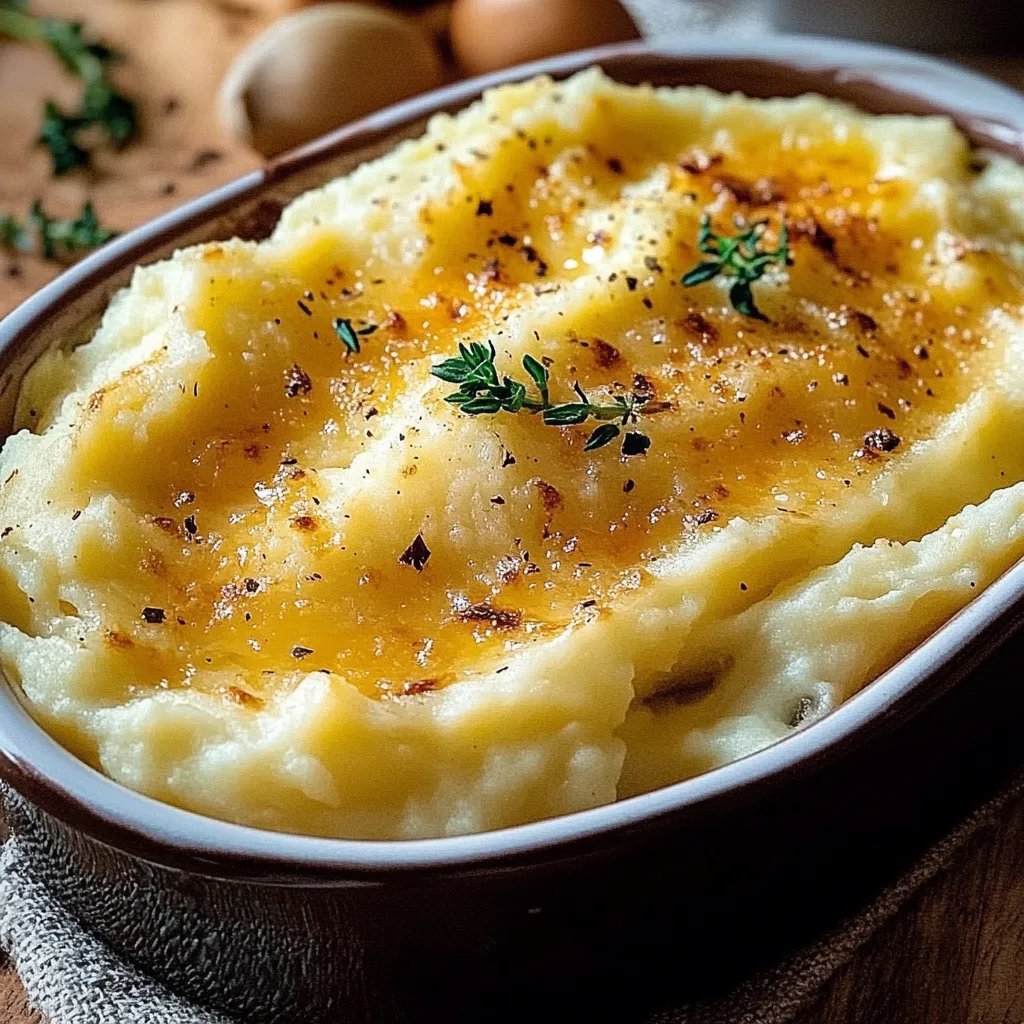 Cheesy Garlic Mashed Potatoes