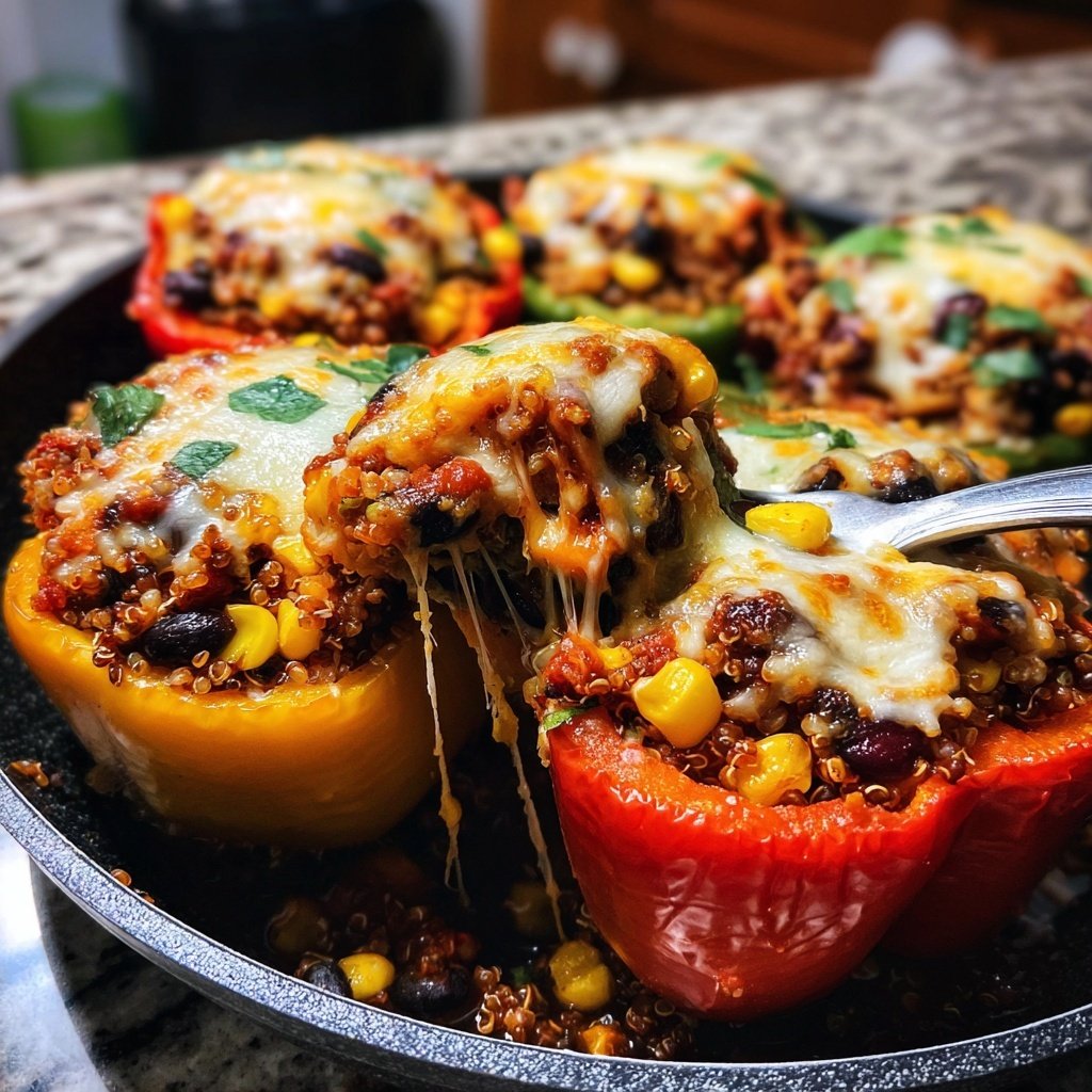 Vegetarian Stuffed Bell Peppers