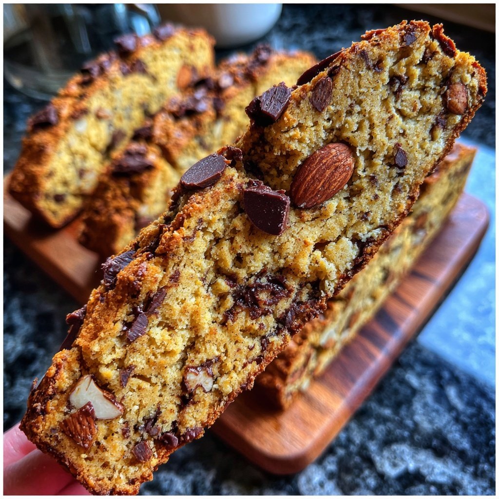 Chocolate Almond Biscotti Treats