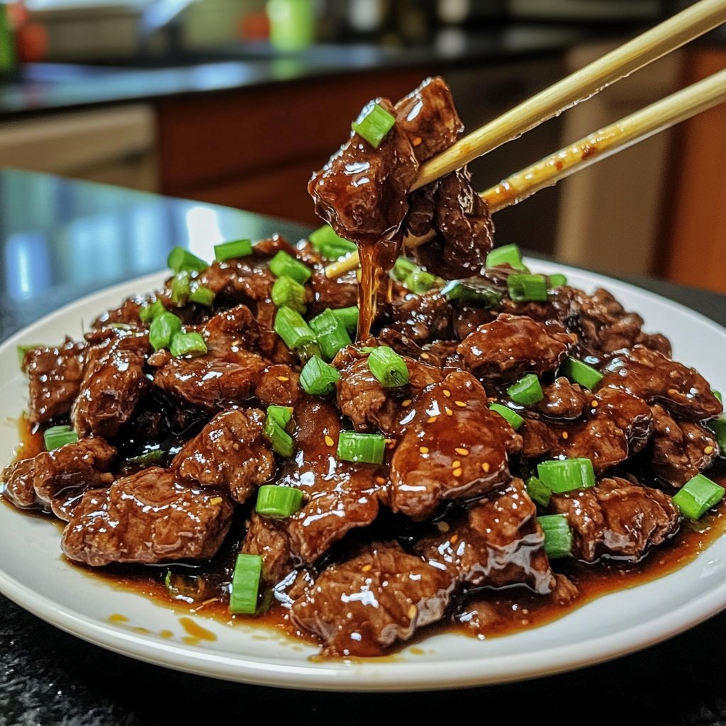 Slow Cooker Mongolian Beef