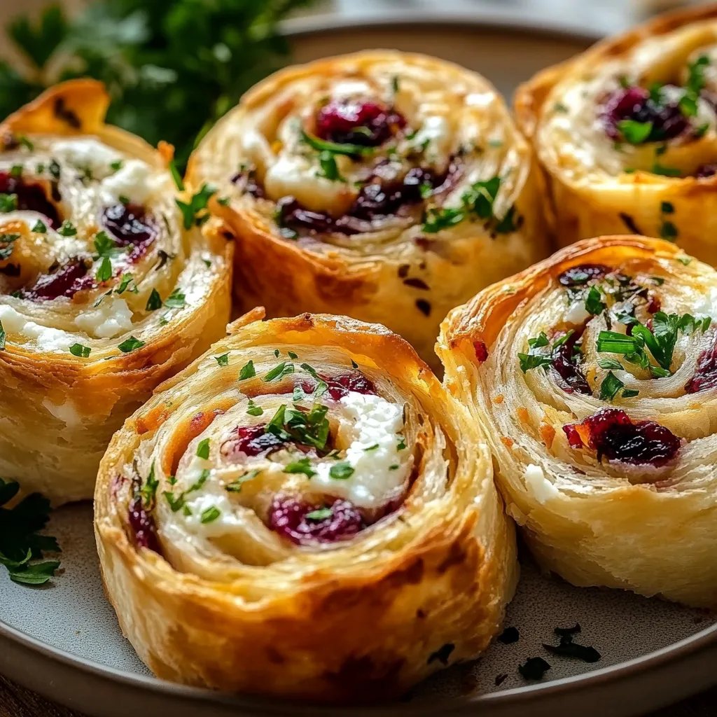 Delicious Cranberry Feta Pinwheel Appetizers: The Ultimate 7-Step Recipe